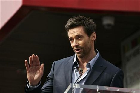 Actor Hugh Jackman speaks during ceremonies honoring him with a star on the Hollywood Walk of Fame in Hollywood, California, December 13, 20 Actor Hugh Jackman speaks during ceremonies honoring him with a star on the Hollywood Walk of Fame in Hollywood, California, December 13, 20