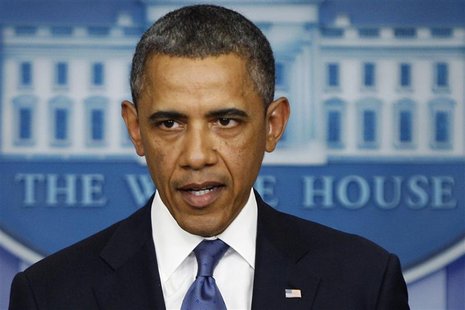 U.S. President Barack Obama makes a statement to reporters after meeting with congressional leaders at the White House in Washington Decembe U.S. President Barack Obama makes a statement to reporters after meeting with congressional leaders at the White House in Washington Decembe