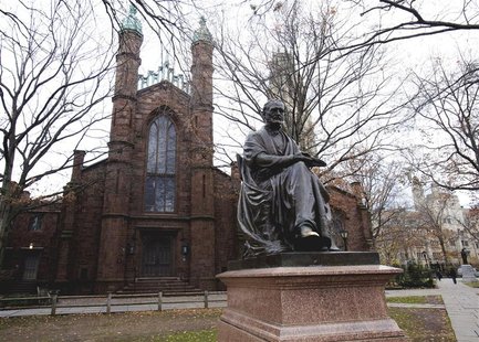 The Theodore Dwight Woolsey statue in front of Dwight Hall on the Old Campus at Yale University in New Haven, Connecticut, in this November The Theodore Dwight Woolsey statue in front of Dwight Hall on the Old Campus at Yale University in New Haven, Connecticut, in this November