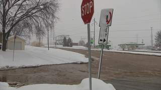 East side Green Bay water main break on Saturday December 29, 2012. (courtesy of FOX 11). East side Green Bay water main break on Saturday December 29, 2012. (courtesy of FOX 11).