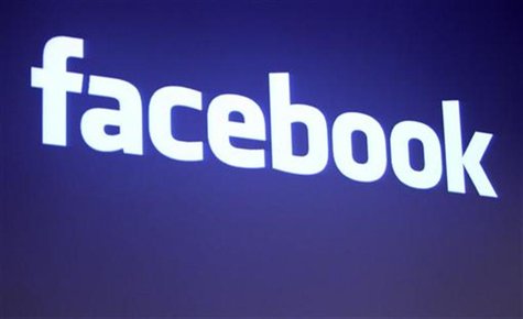 The Facebook logo is shown at Facebook headquarters in Palo Alto, California May 26, 2010. REUTERS/Robert Galbraith The Facebook logo is shown at Facebook headquarters in Palo Alto, California May 26, 2010. REUTERS/Robert Galbraith