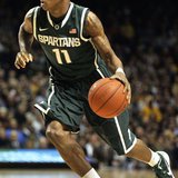 Keith Appling and the Spartans lost 76-63 to Minnesota. Keith Appling and the Spartans lost 76-63 to Minnesota.