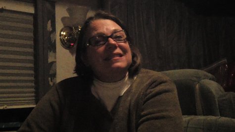 Organizer Deb Droppers in her mobile command post, happy that everything seems to be going well. Organizer Deb Droppers in her mobile command post, happy that everything seems to be going well.