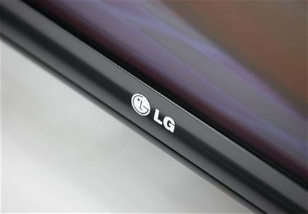 The logo of LG Electronics is seen on a TV set displayed at a store in Seoul July 25, 2012. REUTERS/Lee Jae-Won The logo of LG Electronics is seen on a TV set displayed at a store in Seoul July 25, 2012. REUTERS/Lee Jae-Won