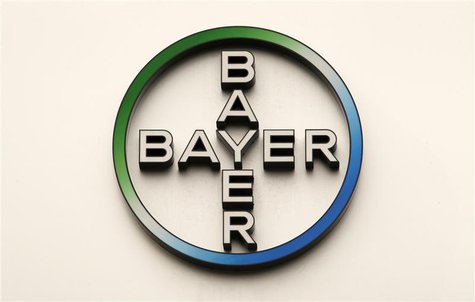The logo of Germany's largest drugmaker Bayer HealthCare Pharmaceuticals is pictured on the front of its building in Berlin April 28, 2011. The logo of Germany's largest drugmaker Bayer HealthCare Pharmaceuticals is pictured on the front of its building in Berlin April 28, 2011.