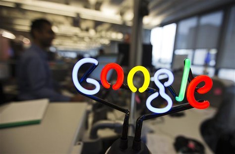 A neon Google logo is seen as employees work at the new Google office in Toronto, November 13, 2012. REUTERS/Mark Blinch A neon Google logo is seen as employees work at the new Google office in Toronto, November 13, 2012. REUTERS/Mark Blinch