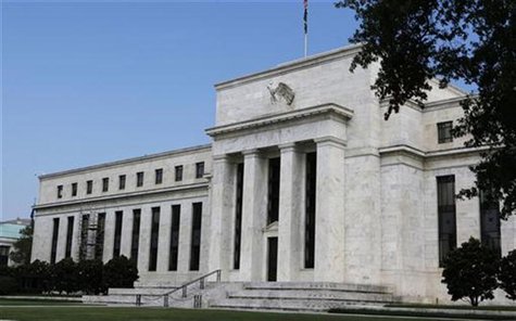 A view shows the Federal Reserve building on the day it is scheduled to release minutes of the Federal Open Market Committee from August 1, A view shows the Federal Reserve building on the day it is scheduled to release minutes of the Federal Open Market Committee from August 1,