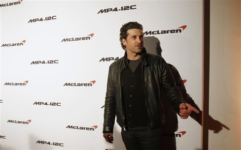 Actor Patrick Dempsey arrives for the opening of the first North American McLaren Automotive dealership in Beverly Hills, California January Actor Patrick Dempsey arrives for the opening of the first North American McLaren Automotive dealership in Beverly Hills, California January