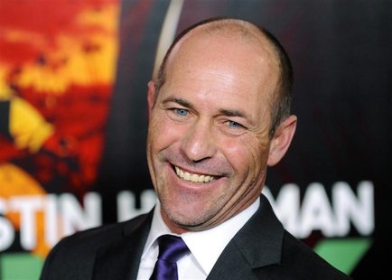 Jockey Gary Stevens arrives at the Hollywood premiere of the HBO series "Luck" in Los Angeles, California January 25, 2012. REUTERS/Gus Ruel Jockey Gary Stevens arrives at the Hollywood premiere of the HBO series "Luck" in Los Angeles, California January 25, 2012. REUTERS/Gus Ruel