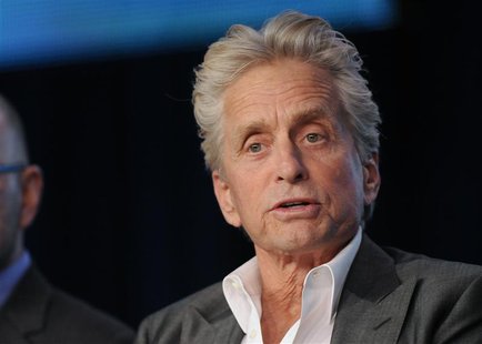 Actor Michael Douglas takes part in a panel discussion of HBO's "Behind The Candelabra" during the 2013 Winter Press Tour for the Television Actor Michael Douglas takes part in a panel discussion of HBO's "Behind The Candelabra" during the 2013 Winter Press Tour for the Television