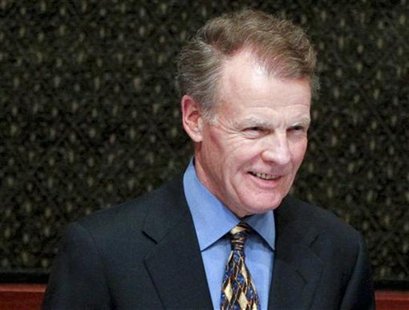 Michael Madigan, speaker of the Illinois Representatives, listens to the State of the State address in the House Chambers of the Illinois St Michael Madigan, speaker of the Illinois Representatives, listens to the State of the State address in the House Chambers of the Illinois St