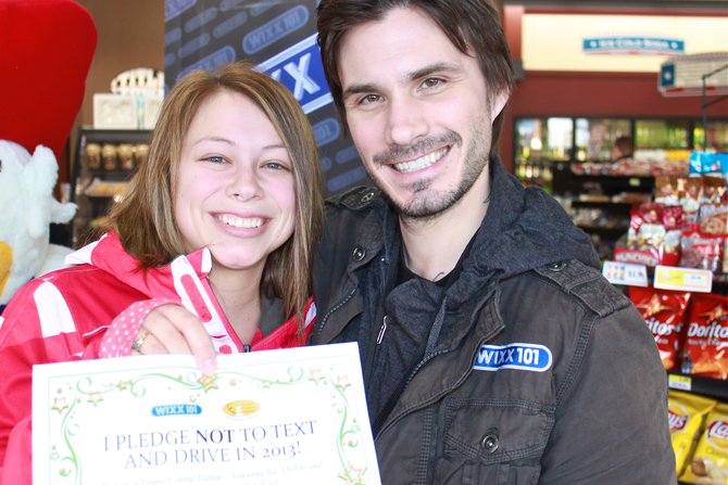 She took the pledge