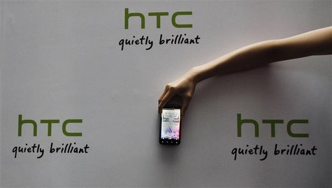 A new HTC Android-based smartphone Sensation is displayed during a news conference for the launch of the product in Taipei May 27, 2011. REU A new HTC Android-based smartphone Sensation is displayed during a news conference for the launch of the product in Taipei May 27, 2011. REU