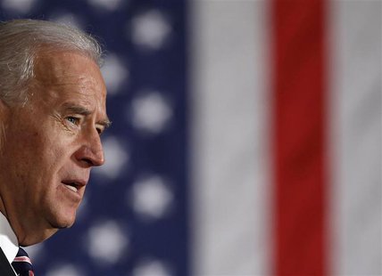 U.S. Vice President Joe Biden speaks at the 30th Street Station in Philadelphia, in this February 8, 2011 file photo. REUTERS/Larry Downing U.S. Vice President Joe Biden speaks at the 30th Street Station in Philadelphia, in this February 8, 2011 file photo. REUTERS/Larry Downing