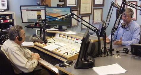 US House Rep. Fred Upton (R) discusses the issues with host Juke Van Oss (L) during a Jan. 9, 2012 appearance on WHTC's "Talk of the Town" program. US House Rep. Fred Upton (R) discusses the issues with host Juke Van Oss (L) during a Jan. 9, 2012 appearance on WHTC's "Talk of the Town" program.