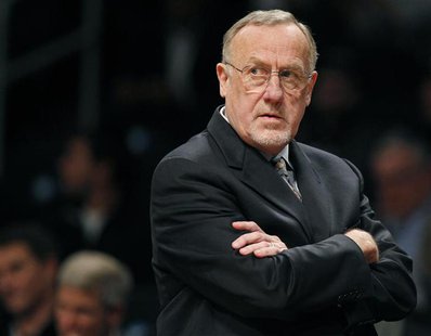 Minnesota Timberwolves head coach Rick Adelman looks on in the third quarter of their NBA basketball game against the Brooklyn Nets in New Y Minnesota Timberwolves head coach Rick Adelman looks on in the third quarter of their NBA basketball game against the Brooklyn Nets in New Y