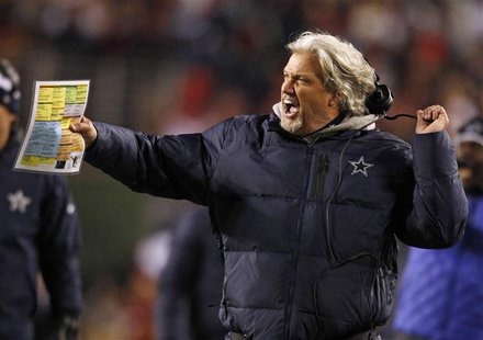 Dallas Cowboys defensive coordinator Rob Ryan rips off his head set while protesting a penalty against the Cowboys late in the second half o Dallas Cowboys defensive coordinator Rob Ryan rips off his head set while protesting a penalty against the Cowboys late in the second half o