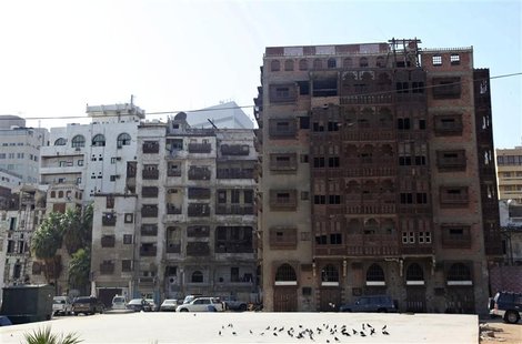 A general view shows historical buildings in Jeddah's historic district January 1,2013. In the heart of Saudi Arabia's sprawling Red Sea por A general view shows historical buildings in Jeddah's historic district January 1,2013. In the heart of Saudi Arabia's sprawling Red Sea por