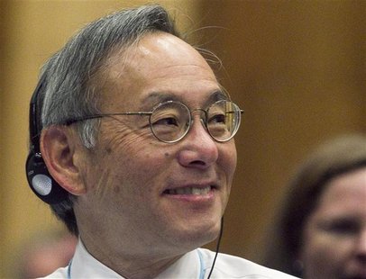 U.S. Secretary of Energy Steven Chu smiles as he attends the 56th IAEA General Conference at the UN headquarters in Vienna September 17, 201 U.S. Secretary of Energy Steven Chu smiles as he attends the 56th IAEA General Conference at the UN headquarters in Vienna September 17, 201