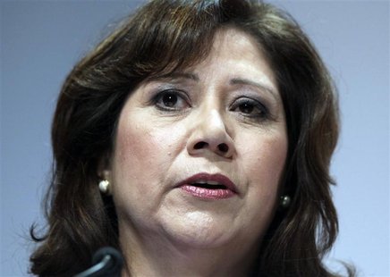 U.S. Labor Secretary Hilda Solis arrives for a conference hosted by the Congressional Hispanic Caucus Institute (CHCI) in Washington in this U.S. Labor Secretary Hilda Solis arrives for a conference hosted by the Congressional Hispanic Caucus Institute (CHCI) in Washington in this