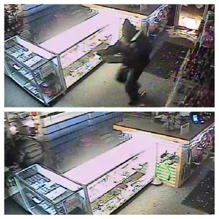 Burglar inside Shockwave Video 1/8/13 Burglar inside Shockwave Video 1/8/13