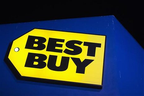 A Best Buy logo is seen during Thanksgiving Day in San Francisco, California, November 22, 2012. Black Friday, the day following the Thanksg A Best Buy logo is seen during Thanksgiving Day in San Francisco, California, November 22, 2012. Black Friday, the day following the Thanksg