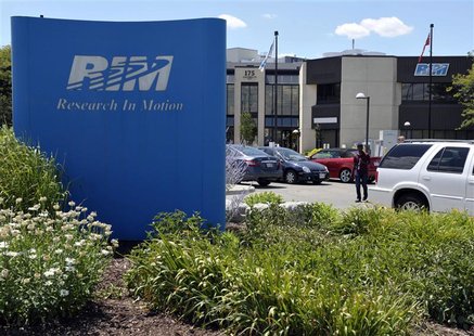 The exterior of one of the Research In Motion Limited (RIM) buildings is seen in Waterloo July 10, 2012. REUTERS/ Mike Cassese The exterior of one of the Research In Motion Limited (RIM) buildings is seen in Waterloo July 10, 2012. REUTERS/ Mike Cassese