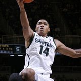 Michigan State guard Gary Harris Michigan State guard Gary Harris