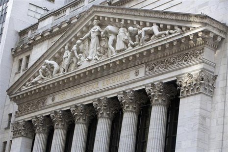 An exterior shot of the New York Stock Exchange in New York December 20, 2012. REUTERS/Andrew Kelly An exterior shot of the New York Stock Exchange in New York December 20, 2012. REUTERS/Andrew Kelly