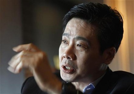 Samin Tan, an Indonesian major shareholder of Bumi Plc and Borneo Lumbung Energy and Metal speaks during an interview in Jakarta February 7, Samin Tan, an Indonesian major shareholder of Bumi Plc and Borneo Lumbung Energy and Metal speaks during an interview in Jakarta February 7,