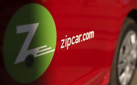 A logo is shown on the side of a Zipcar in San Francisco, California January 2, 2013. REUTERS/Robert Galbraith A logo is shown on the side of a Zipcar in San Francisco, California January 2, 2013. REUTERS/Robert Galbraith