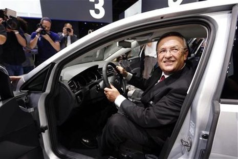 Volkswagen Chief Executive Officer Martin Winterkorn introduces the new Volkswagen Golf model in Berlin in this file photo taken September 4 Volkswagen Chief Executive Officer Martin Winterkorn introduces the new Volkswagen Golf model in Berlin in this file photo taken September 4