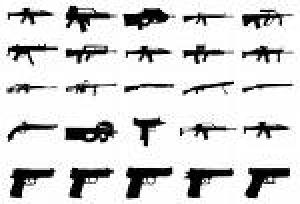Guns, guns guns, and more guns. Guns, guns guns, and more guns.