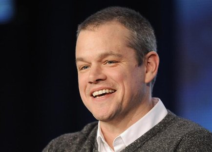 Actor Matt Damon takes part in a panel discussion of HBO's "Behind The Candelabra" during the 2013 Winter Press Tour for the Television Crit Actor Matt Damon takes part in a panel discussion of HBO's "Behind The Candelabra" during the 2013 Winter Press Tour for the Television Crit