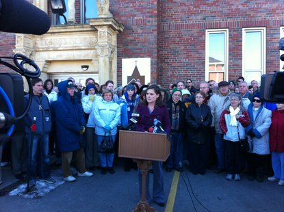 St. John's homeless shelter Executive Director Alexia Wood announces plan to request increase in conditional use permit from 64-beds to 84-beds. St. John's homeless shelter Executive Director Alexia Wood announces plan to request increase in conditional use permit from 64-beds to 84-beds.