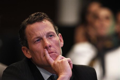 Lance Armstrong, founder of the LIVESTRONG foundation, takes part in a special session regarding cancer in the developing world during the C Lance Armstrong, founder of the LIVESTRONG foundation, takes part in a special session regarding cancer in the developing world during the C