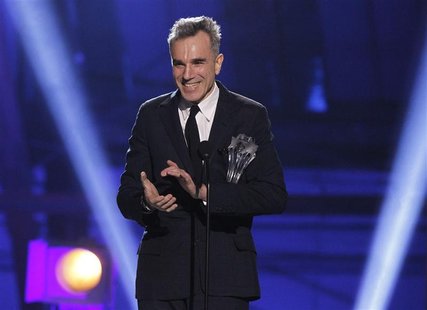 Daniel Day-Lewis accepts the "Best Actor" award for "Lincoln" at the 2013 Critics' Choice Awards in Santa Monica, California, January 10, 20 Daniel Day-Lewis accepts the "Best Actor" award for "Lincoln" at the 2013 Critics' Choice Awards in Santa Monica, California, January 10, 20