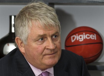 Digicel Chairman Denis O'Brien attends an interview with Reuters at the company's headquarters in Port-au-Prince, in this picture taken Dece Digicel Chairman Denis O'Brien attends an interview with Reuters at the company's headquarters in Port-au-Prince, in this picture taken Dece