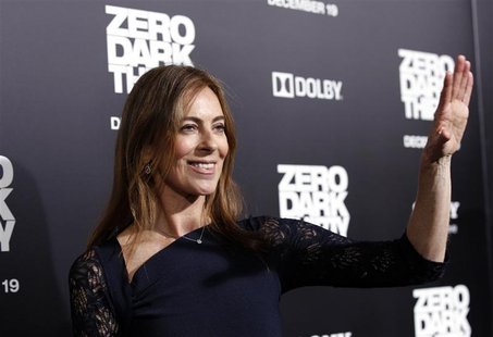 Director and producer of the movie Kathryn Bigelow waves at the premiere of "Zero Dark Thirty"at the Dolby theatre in Hollywood, California Director and producer of the movie Kathryn Bigelow waves at the premiere of "Zero Dark Thirty"at the Dolby theatre in Hollywood, California