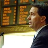 Scott Walker delivers the 2013 State of the State address in Madison (Photo: Wisconsin Radio Network) Scott Walker delivers the 2013 State of the State address in Madison (Photo: Wisconsin Radio Network)