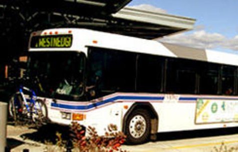 Westnedge bus arrives at the Intermodal Transportation Station downtown. Westnedge bus arrives at the Intermodal Transportation Station downtown.