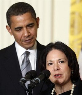 Nominee for Director of the White House Office for Health Reform Nancy-Ann DeParle speaks after being introduced by U.S. President Barack Ob Nominee for Director of the White House Office for Health Reform Nancy-Ann DeParle speaks after being introduced by U.S. President Barack Ob