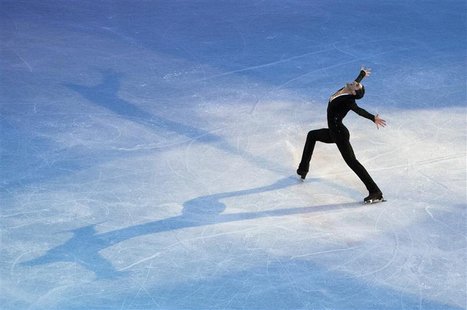 Evan Lysacek performs during the Smucker's Skating Spectacular at the U.S. Figure Skating Championships in Greensboro, North Carolina Januar Evan Lysacek performs during the Smucker's Skating Spectacular at the U.S. Figure Skating Championships in Greensboro, North Carolina Januar