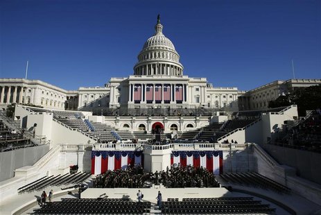 The West Front of the U.S. Capitol is pictured on the eve of the second inauguration of U.S. President Barack Obama in Washington, January 2 The West Front of the U.S. Capitol is pictured on the eve of the second inauguration of U.S. President Barack Obama in Washington, January 2