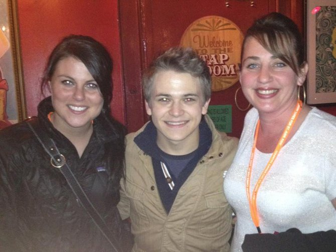 Jess, Hunter Hayes and Charli at King's Palace on Beale Street.