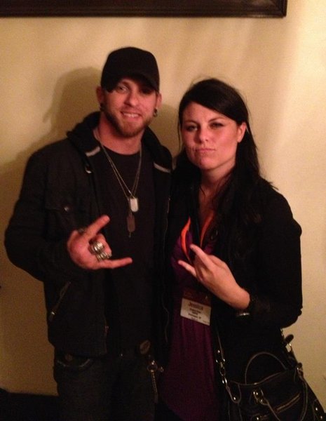 Jess Kelley with Brantley Gilbert. Shhh don't tell Jana Kramer.
