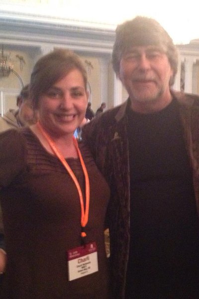 Charli with Randy Owen from Alabama. This is before the 'Meet the Patients' Seminar.