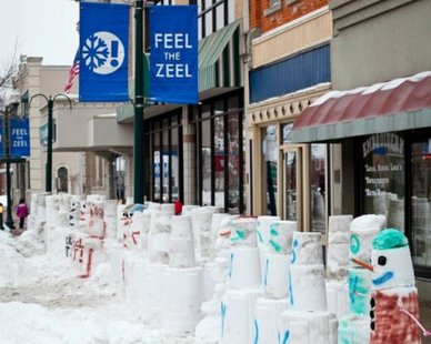 Wintervention Scene in Zeeland (photo courtesy City of Zeeland) Wintervention Scene in Zeeland (photo courtesy City of Zeeland)