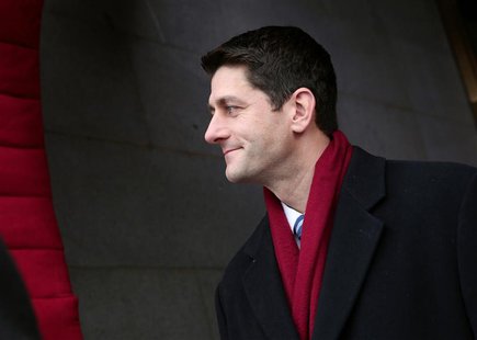 U.S. Rep. Paul Ryan (R-WI) arrives for the Barack Obama second presidential inauguration on the West Front of the U.S. Capitol January 21, 2 U.S. Rep. Paul Ryan (R-WI) arrives for the Barack Obama second presidential inauguration on the West Front of the U.S. Capitol January 21, 2