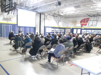 Public hearing on Business 51/Division Street-Church Street reconstruction, held at Jefferson Elementary School in Stevens Point 1/22/13 Public hearing on Business 51/Division Street-Church Street reconstruction, held at Jefferson Elementary School in Stevens Point 1/22/13
